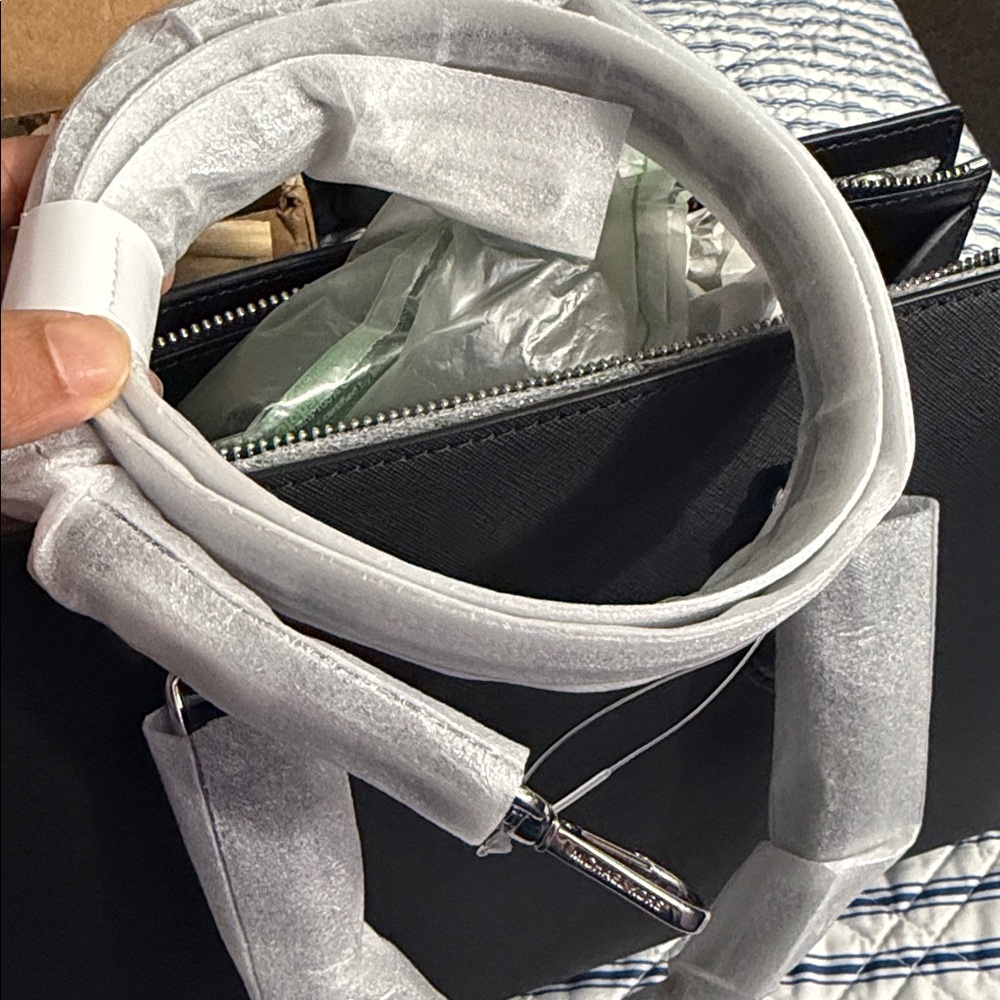 Michael Kors Black Satchel Bag - Picture 9 of 11